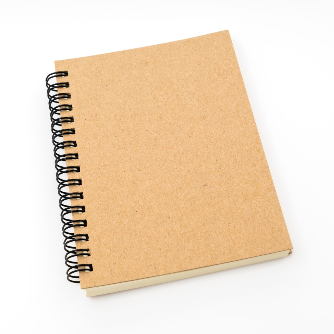 Blank Note book  mock up on white background